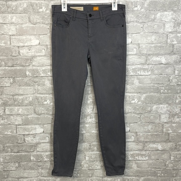 Pilcro And The Letterpress Serif Grey Skinny Pants - Picture 1 of 6